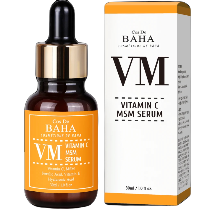 Сыворотка для лица осветляющая с витамином С Cos de Baha Vitamin C MSM Serum (VM)
